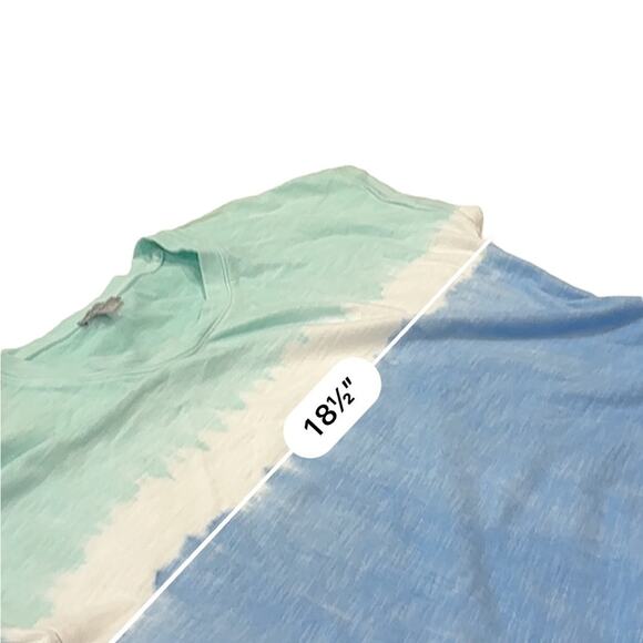 Talbots CAP SLEEVE DRESS - TIE-DYE T shirt dress size small - Picture 6 of 9